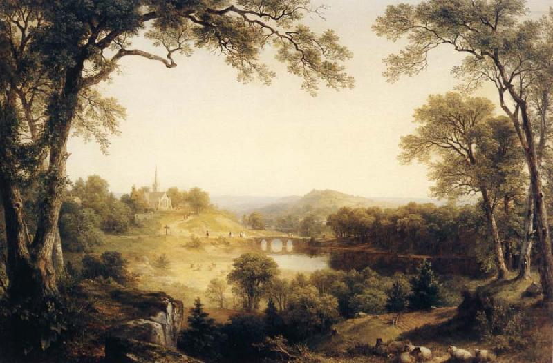Asher Brown Durand Sunday Morning china oil painting image